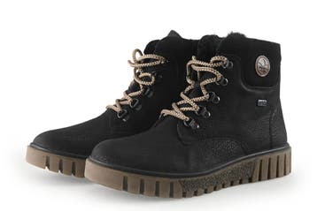 Rieker Veterboots in maat 39 Zwart, Kleding | Dames, Verzenden, Zwart, Overige typen, Gedragen