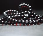 Donker kersenkleurige Baltische barnsteen kralen ketting,