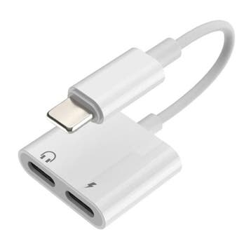 iPhone Lightning Oplader & Audio Splitter - Headphone, Verzenden, Nieuw