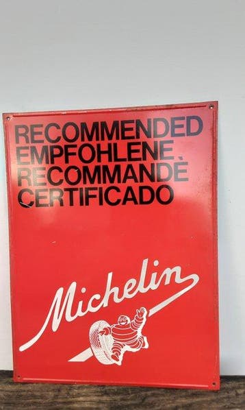 Michelin - Reclamebord - Metaal