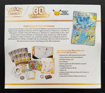 Pokémon - 1 Elite trainer box - Pokémon 30th Celebration