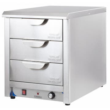 Warmhoudlade | RVS | 40°C/80°C | 3 Laden (1/1 GN) | 2.2kW |, Verzenden, Nieuw in verpakking