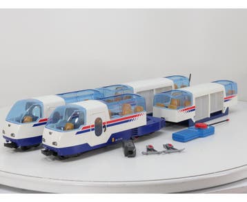 Playmobil set 4016 & 2x 4119 #9600 (Elektrische locomotief), Ophalen of Verzenden, Gebruikt, Overige typen, Analoog