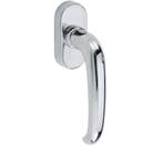 Draaikiepgarnituur Halfsabel/Elegant glans chroom, Nieuw