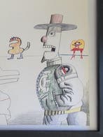 Saul Steinberg (1914-1999) - Lithographie issue de Derrière