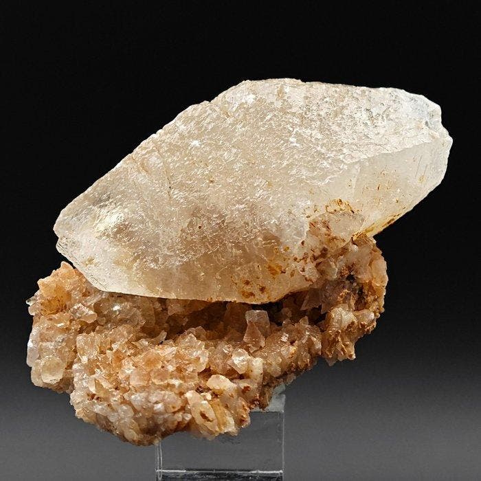 Grote calciet met twee uiteinden, glanzend! Marokko, Verzamelen, Mineralen en Fossielen