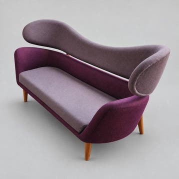 One Collection - Finn Juhl - Sofa - Teak, Wol - Finn Juhl