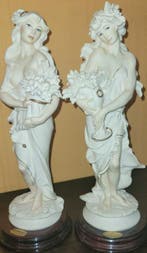 Florence, Capodimonte - Giuseppe Armani - sculptuur, Duo-Set