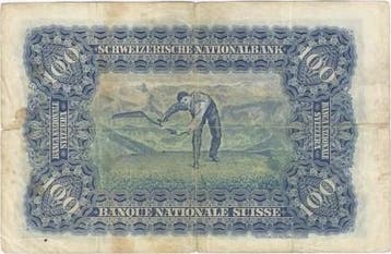 Suisse Schweiz Pick 35 m 100 Franken 15/02/1940 Ss, Verzenden, België