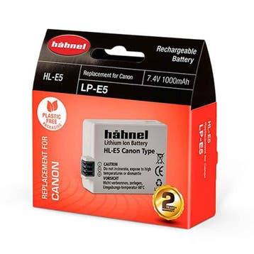 Hähnel HL-E5 Canon met garantie, Ophalen of Verzenden, Gebruikt