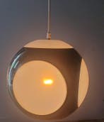Lamp - Massive-Bug Eye-Spage age -bruin-kunststof, Antiquités & Art