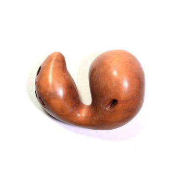 Draak op kalebas (Hytan) - Buxus (Tsuge) - Japan - 20e eeuw
