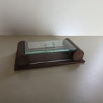 Plateau - Bois, Verre - Art Déco Bonbonnière, Antiquités & Art