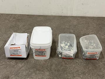 Veiling - Ranit houtwolcementplaat schroeven ø7,3x50mm set, Doe-het-zelf en Bouw, IJzerwaren en Bevestigingsmiddelen, Nieuw