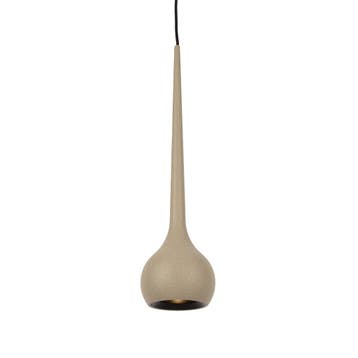 hanglampen Lynea Hanglamp Champagne Ø7.5cm, Verzenden, Nieuw, Overige materialen, Modern