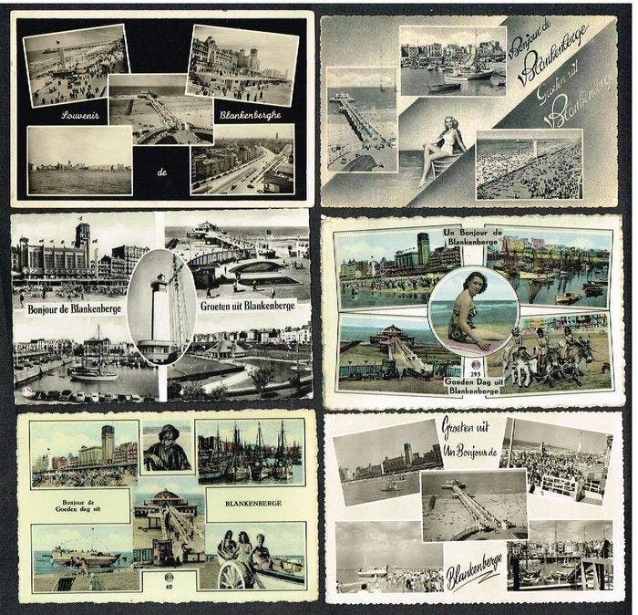 België - Côte Belge - Hallo, Groeten, Souvenir - Zeer mooi, Collections, Cartes postales | Étranger