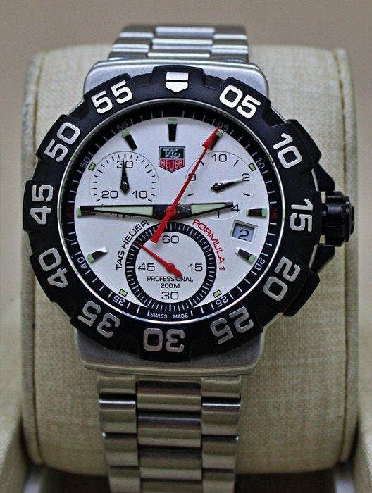 TAG Heuer - Formula 1 Chronograph - Ref.CAH1111 Swiss Watch, Handtassen en Accessoires, Horloges | Antiek