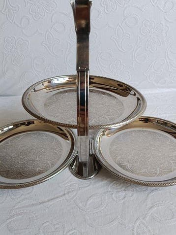 Alessi - Carlo Alessi - Taartstandaard - Mercurius -
