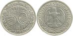 50 Pfennig Duitsland 50 Reichspfennig 1931 J ss/vz kl Ran..., Verzenden, België