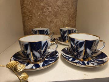 Lomonosov Imperial Porcelain Factory - Service à café (8) -