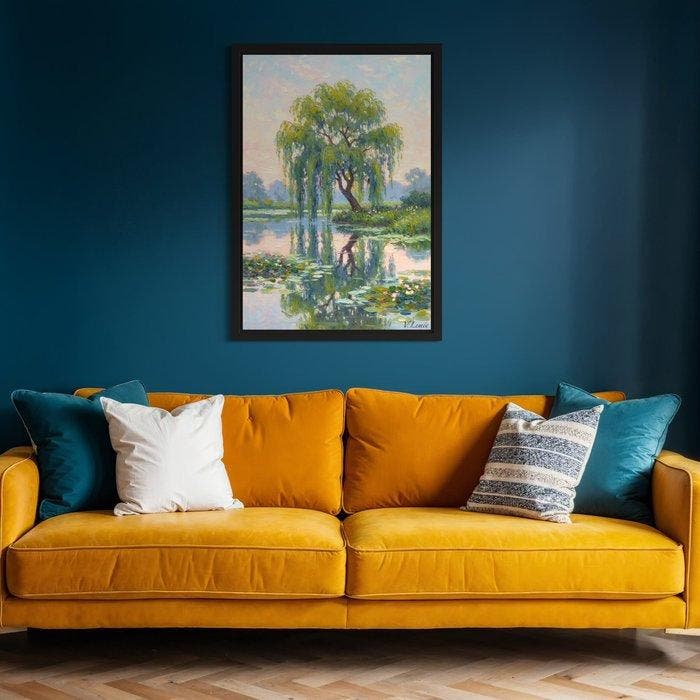 Victoria Lemée - Saule Pleureur toile XL, Antiek en Kunst, Kunst | Designobjecten