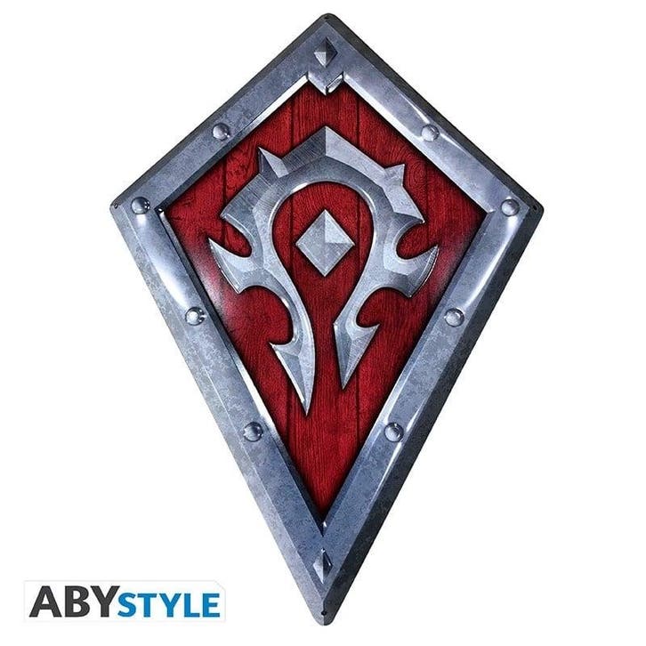 World of Warcraft Horde Shield Metal Plate, Collections, Cinéma & Télévision, Enlèvement ou Envoi