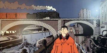 Tardi, Jacques - 1 Offset Print - Nestor Burma - 19éme, Nieuw