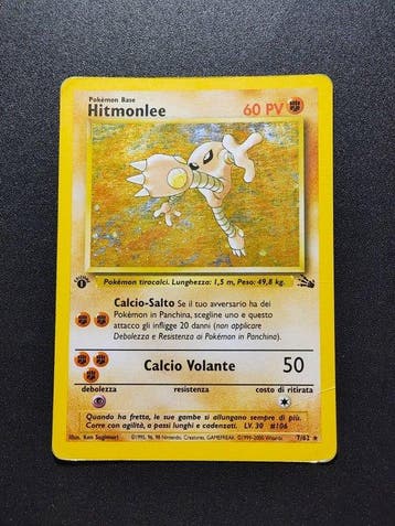 Pokémon - 4 Card - Hitmonlee Holo - Lapras - Krabby - Kabuto, Hobby en Vrije tijd, Verzamelkaartspellen | Pokémon, Nieuw