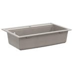vidaXL Wasbak Grijs 795 x 505 mm Graniet, Verzenden, Nieuw
