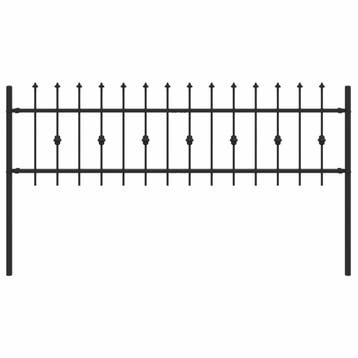 Spike Fence Zwart | Tweede kansje | OP = OP (tuinhek), Verzenden, Spijlenhekwerk