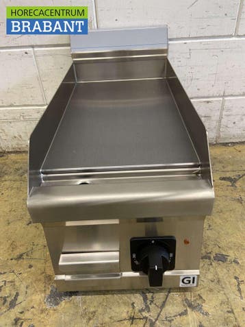 RVS Gastro-Inox Bakplaat Grillplaat Gladde plancha 30 cm, Ophalen of Verzenden, Nieuw in verpakking