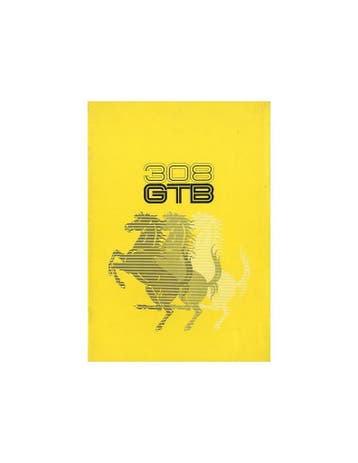 1976 FERRARI 308 GTB BROCHURE 120/76, Nieuw