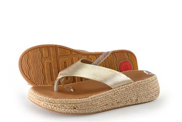 Fitflop Sleehakken in maat 39 Goud, Overige kleuren, Verzenden, Zo goed als nieuw, Schoenen met hoge hakken