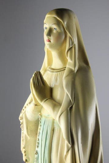 Beeld, Notre Dame de Lourdes - 66 cm - Gips