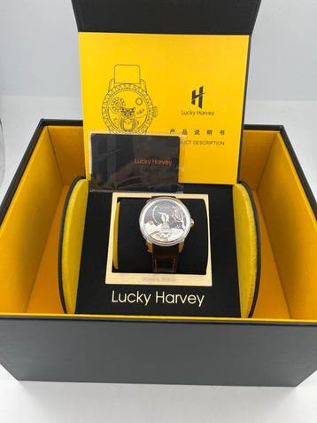 Lucky Harvey - 925 Silver Rabbit Automaton moon butterfly, Nieuw