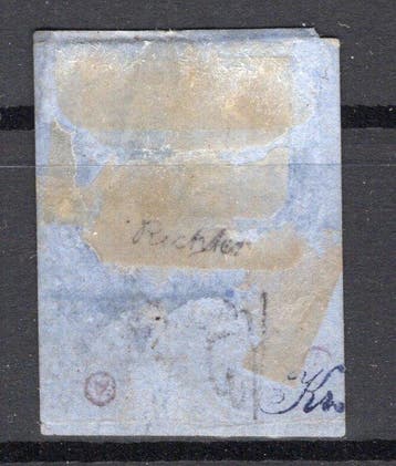 Oldenburg 1861 - Wapen met kroon 2 Groschen op briefstuk -, Gestempeld