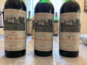 1964 Château Calon-Ségur (London bottling) - Saint-Estèphe, Nieuw