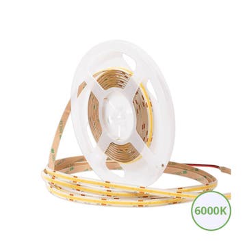 COB LEDSTRIP | VRIJ KNIPBAAR | 24V | IP65 | 5M | 10W/M | 60, Huis en Inrichting, Verzenden, Nieuw