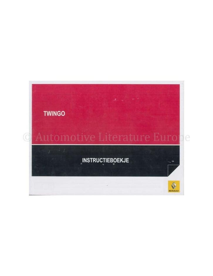 2008 RENAULT TWINGO INSTRUCTIEBOEKJE NEDERLANDS, Autos : Divers, Modes d'emploi & Notices d'utilisation
