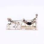 H. Looren de Jong - Paardenslede - Figurine - Argent 835