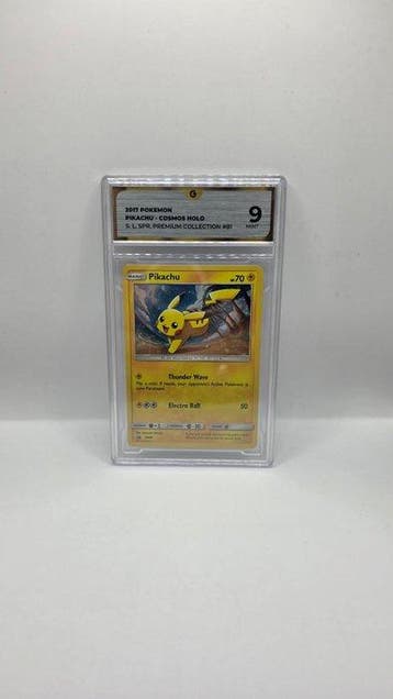 Pokémon - 1 Graded card - Pikachu SM81 Foil, Promo card - GG