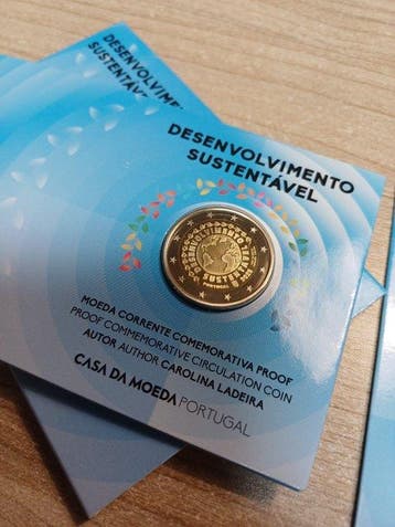 Portugal. 2 Euro 2025 Desenvolvimento Sustentavel (2
