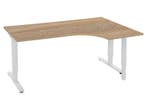 Instelbaar Bureau - Eiken Bureaublad - 180 x 120 cm, Verzenden, In hoogte verstelbaar, Nieuw