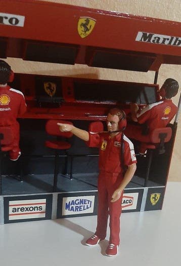 Scuderia Ferrari Club - Bouwpakket (5) Modern - Box muurtje, Nieuw