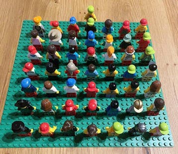 Lego Minifiguur - City - Originale 50 Lego-Figuren,, Nieuw