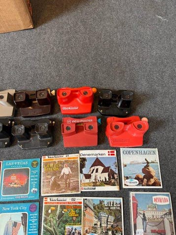 View-Master verzameling Bakeliet en plastic Stereoscoop, Verzamelen