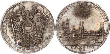 Duitsland, Nürnberg, stad. Konventionstaler 1768