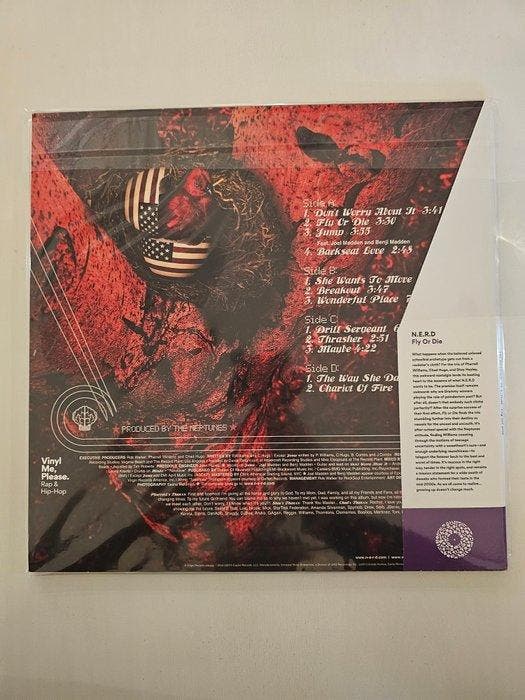 N*E*R*D - Fly Or Die – VMP Exclusive Vinyl – New / Sealed -, CD & DVD, Vinyles Singles