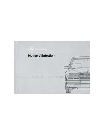 1991 MERCEDES BENZ E KLASSE INSTRUCTIEBOEKJE FRANS, Ophalen of Verzenden