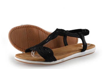 Sub55 Sandalen in maat 42 Zwart, Kleding | Dames, Schoenen, Verzenden, Zwart, Sandalen of Muiltjes, Sub55